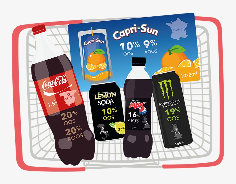 Carbonated Soft Drinks, transparent png download