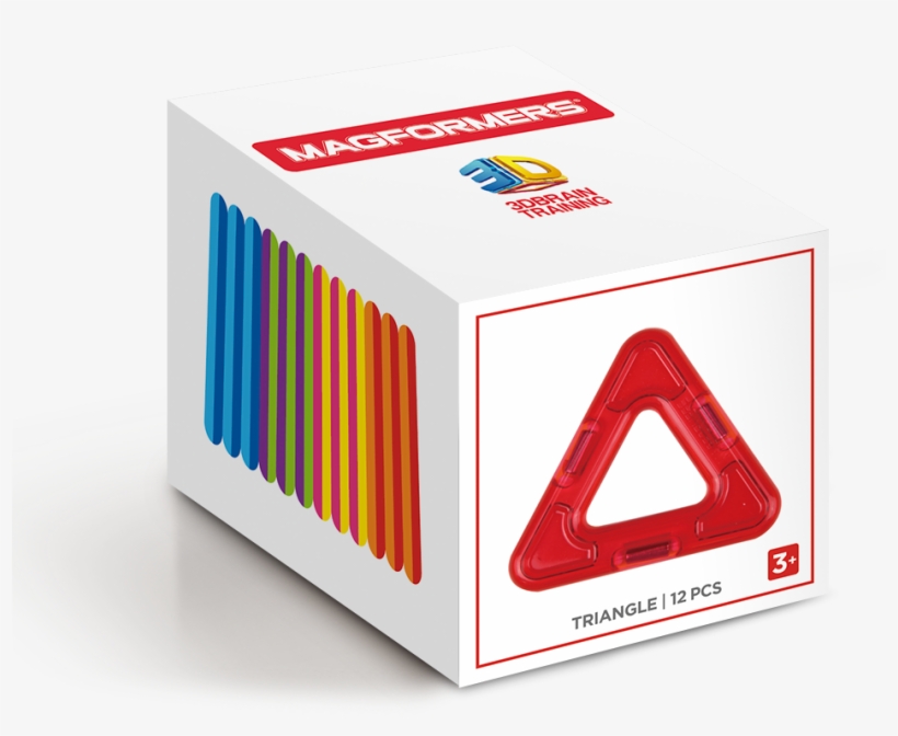 Triangle 12 Piece Set - Magformers Square Building Set - 12pc, transparent png download