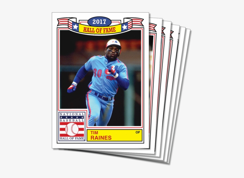 A New Year Of Topps - Tim Raines Baseball Cards, transparent png download