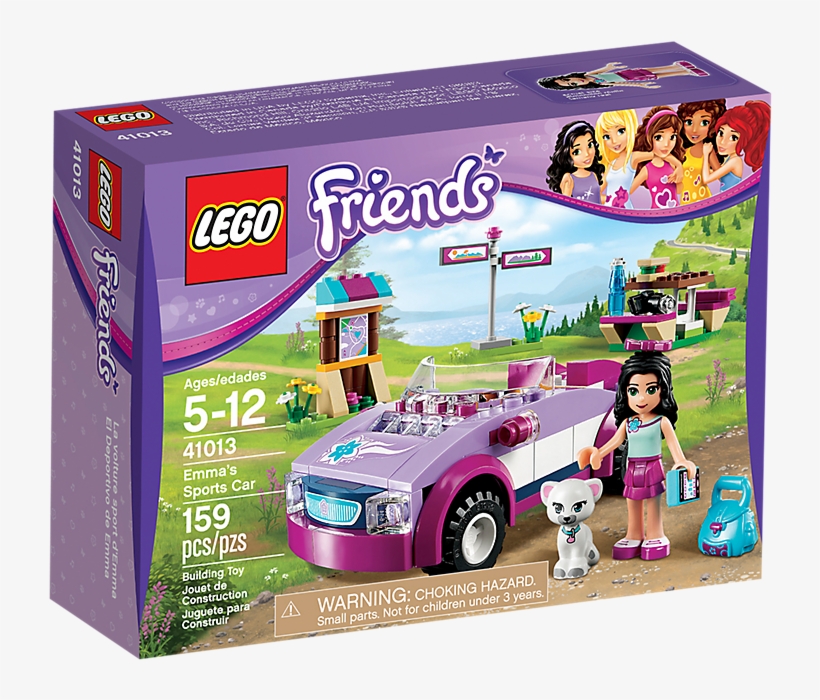 Download Lego Friends 41013 Emmas Sports Car Box Lego 41013 Friends Emma S Sports Car Set Png Image Transparent Png Free Download On Seekpng