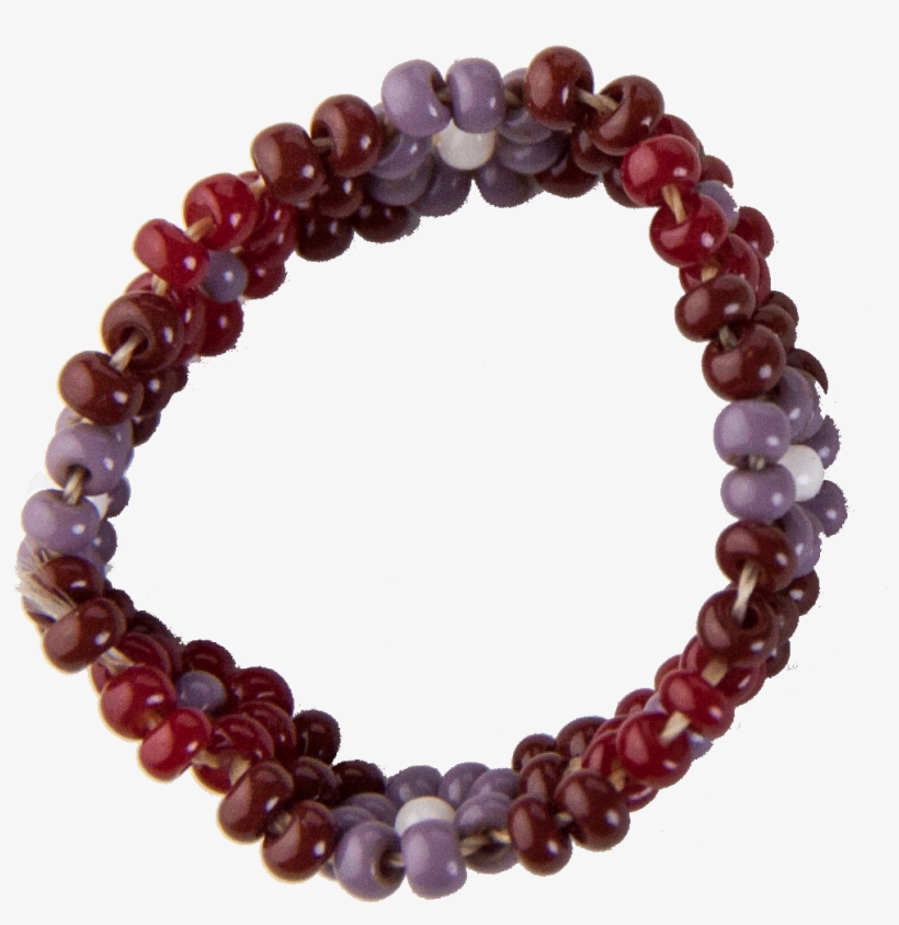 Anillo De Chaquira Flores Moradas - Ring, transparent png download