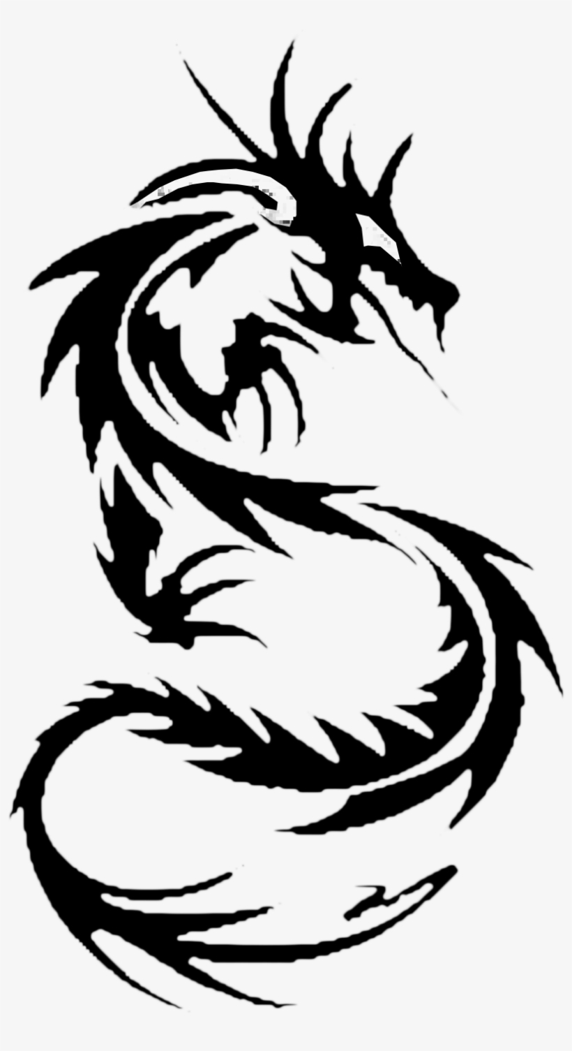 By Radheshyam Prajapat - Simple Dragon Tattoos Designs, transparent png download