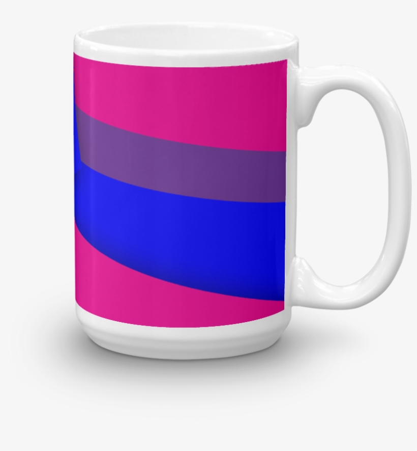 Bisexual Pride Flag Mug - Mug, transparent png download