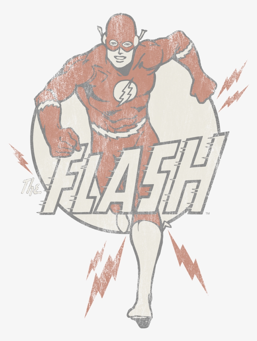 The Flash Lightning Fast Youth T Shirt - Dc/lightning Fast Junior Sheer In Silver, Girl's, Size, transparent png download