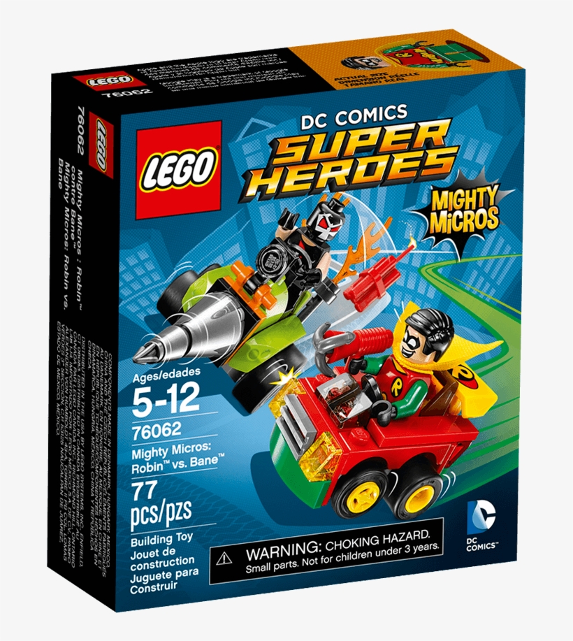 Robin™ Vs - Lego Mighty Micros Robin Vs Bane, transparent png download