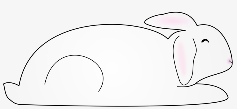 Rabbit White Easter Bunny Hutch Red - Rabbit, transparent png download