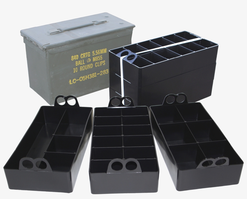 Mtm Ammo Can Organizer (black), transparent png download