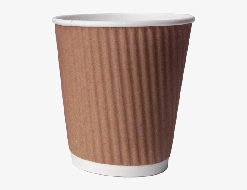 8oz Kraft Paper Cups - Cup, transparent png download