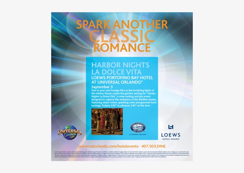 Universal Orlando/loews Hotels Blockbuster Events All - Loews Miami Beach, transparent png download