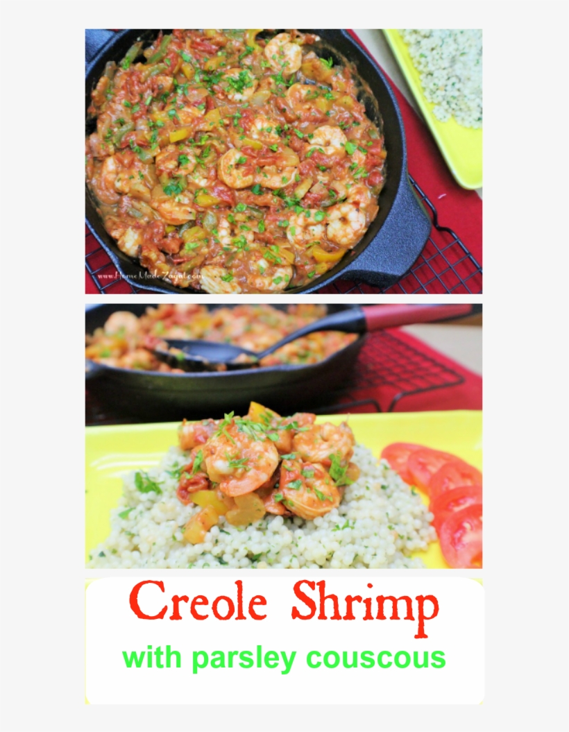 Shrimp Cooked Up In Garlic, Tomatoes, Celery, Bell - Recipe, transparent png download