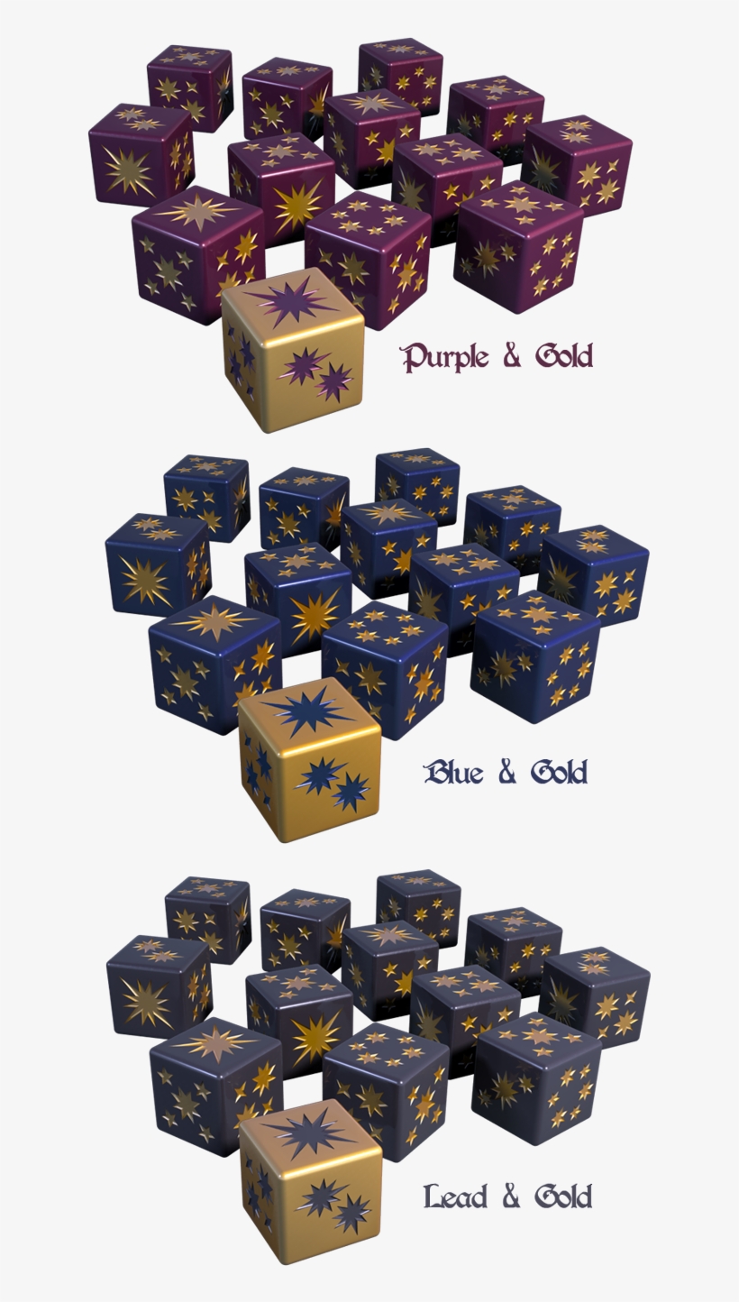 Blue Starry Dice - Dice, transparent png download