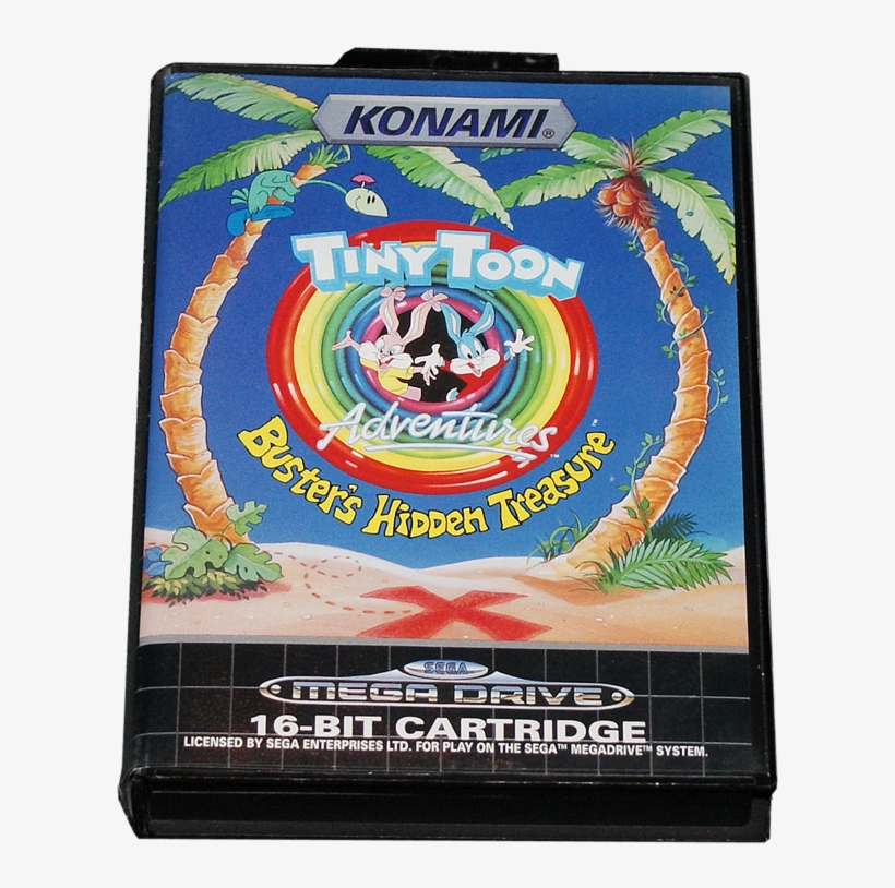 Tiny Toon Adventures Busters Hidden Treasure Sega Mega - Buster's Hidden Treasure Sega Genesis Gen, transparent png download