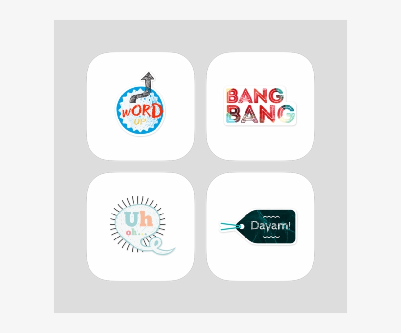 Cool Messaging Stickers Bundle For Imessaging Fun On, transparent png download