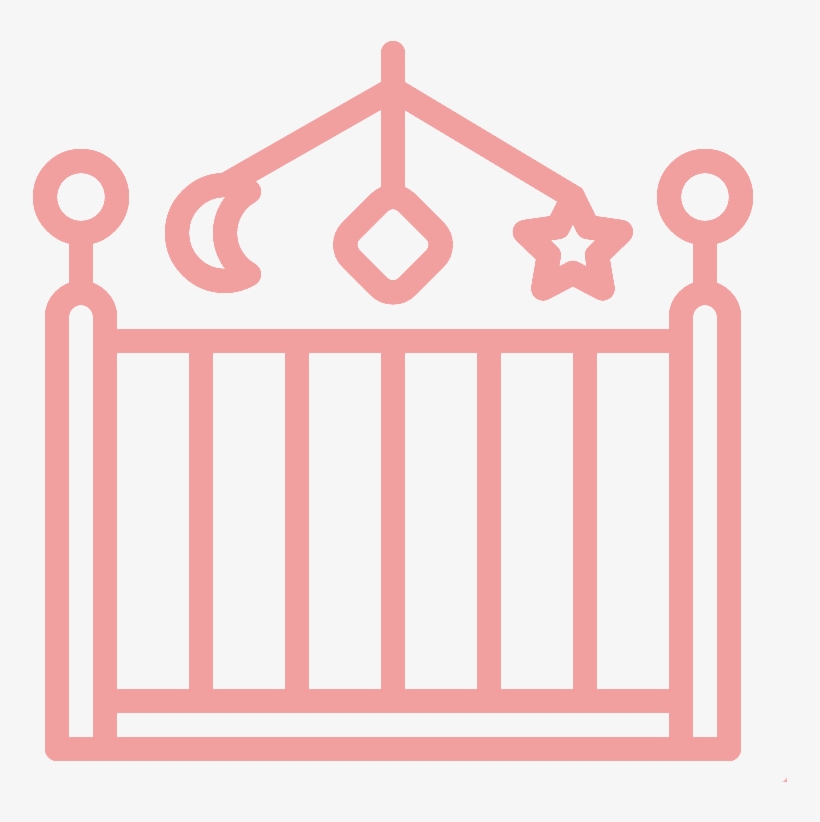 Berço Desenho Png - Desenho Berço De Bebe Rosa, transparent png download