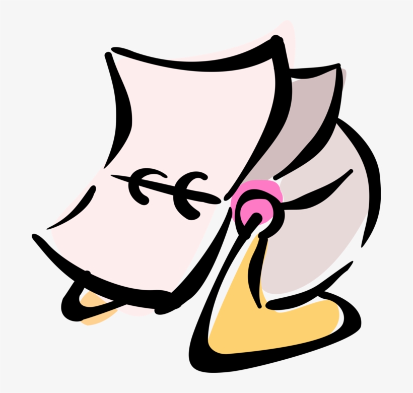 Vector Illustration Of Rolodex Rotating File Device, transparent png download