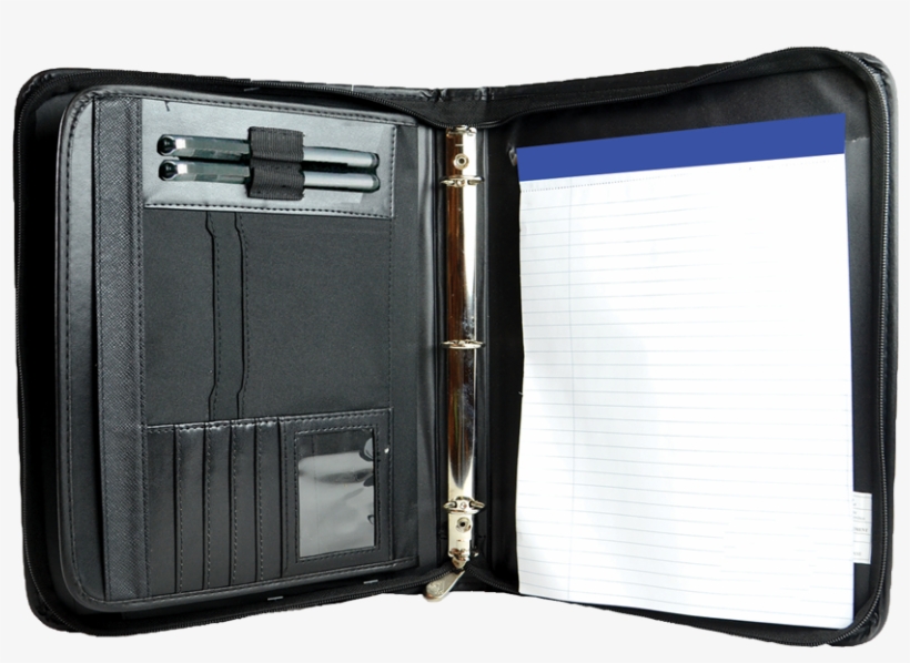 Winnable Zippered Binder - Winnable Vinyl Executive Ring Binder, transparent png download