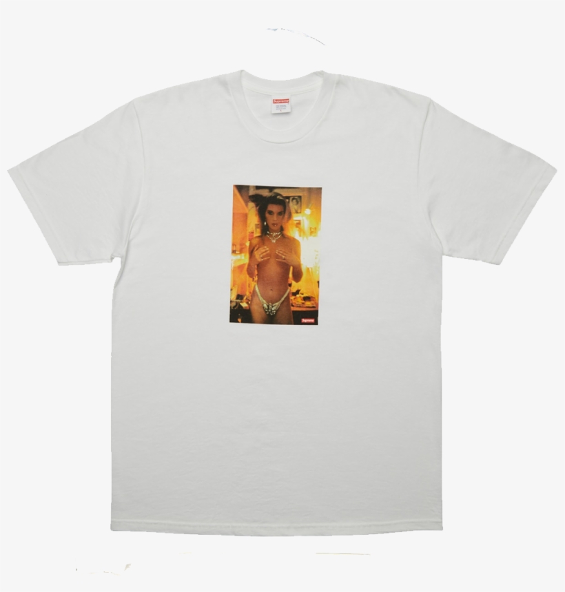 Supreme Nan Goldin Kim In Rhinestone Tee, transparent png download