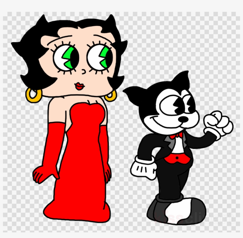 Academy Awards Clipart Bimbo Betty Boop Felix The Cat - Clip Art, transparent png download