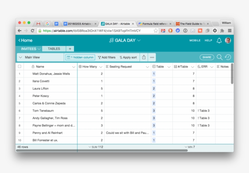 Airtable Gala List - Airtable Mac App, transparent png download