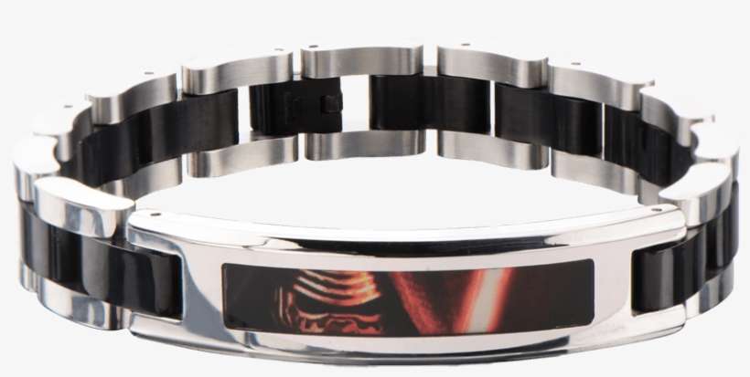 Force Awakens Kylo Ren Black Pvd Link Bracelet - Force Awakens Kylo Ren Black Link Bracelet, transparent png download