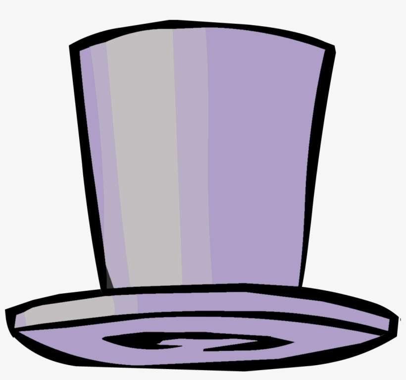 Lavender Top Hat - Yellow Top Hat Png, transparent png download