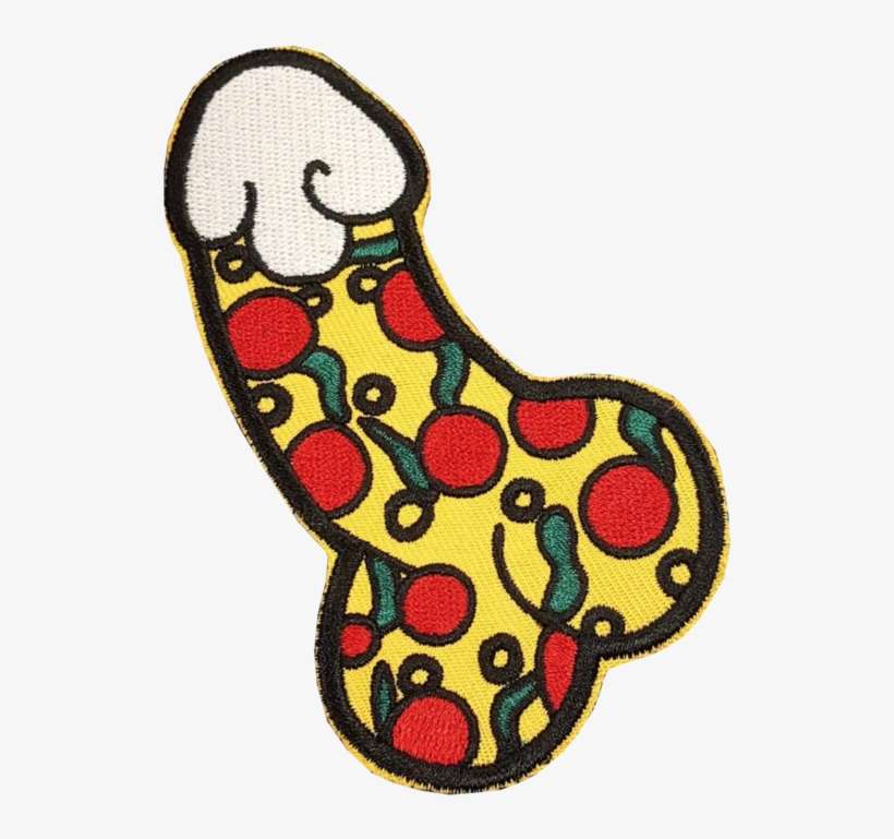 Pizza Dick Patch - Pizza, transparent png download