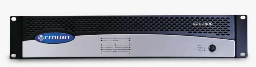 Cts 2000 - Crown Cts 2000 Power Amp, transparent png download