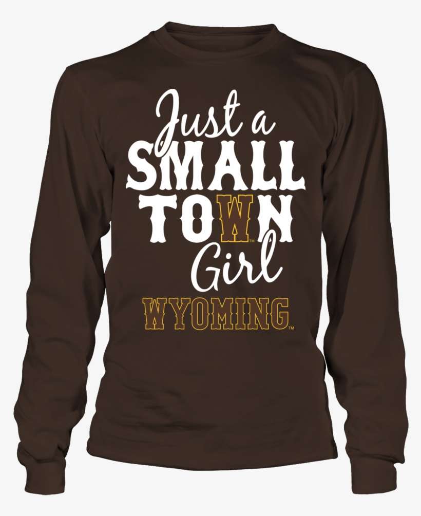 Just A Small Town Girl Wyoming Cowboys T Shirt - Blessed By God Spoiled By My Husband Protected By Both, transparent png download