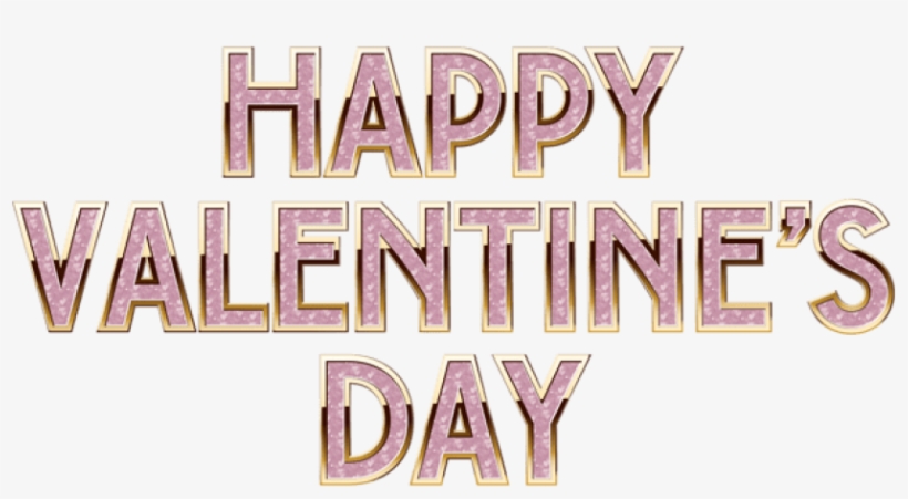 Download Happy Valentine's Day Deco Text Png Images - Portable Network Graphics, transparent png download