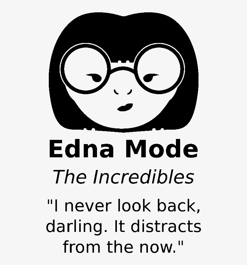 Stickers Muraux Citations - Edna Mode Clipart, transparent png download