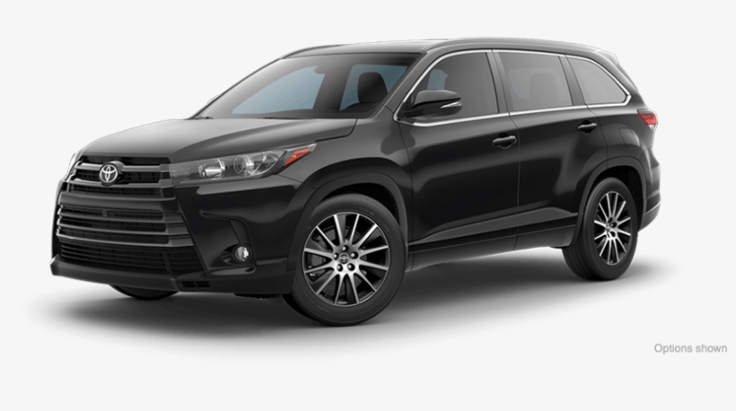 2017 Highlander Hybrid Vs - Toyota Highlander Black 2018, transparent png download