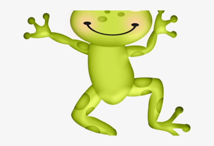 Green Frog Clipart Girly - Sapo Sin Fondo Animados, transparent png download