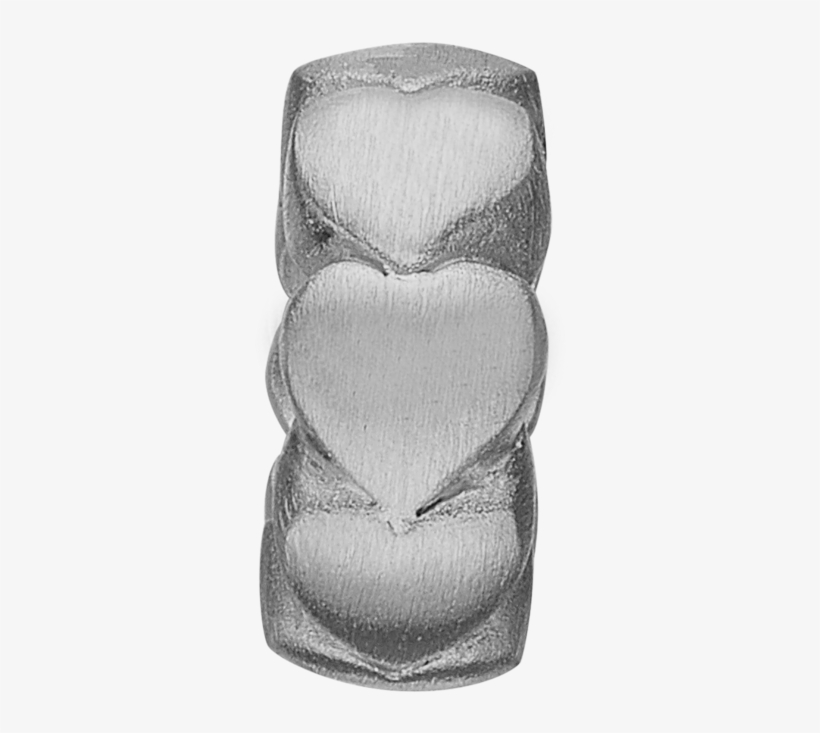 Hearts, Spacer With Hearts - Ladies Christina Gold Plated Sterling Silver Hearts, transparent png download