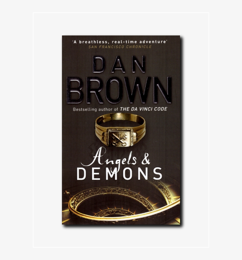 Angels & Demons By Dan Brown - Dan Brown Angels And Demons, transparent png download