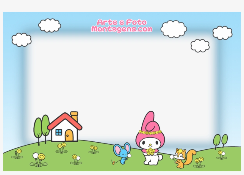Montagem Para Fotos - My Melody, transparent png download