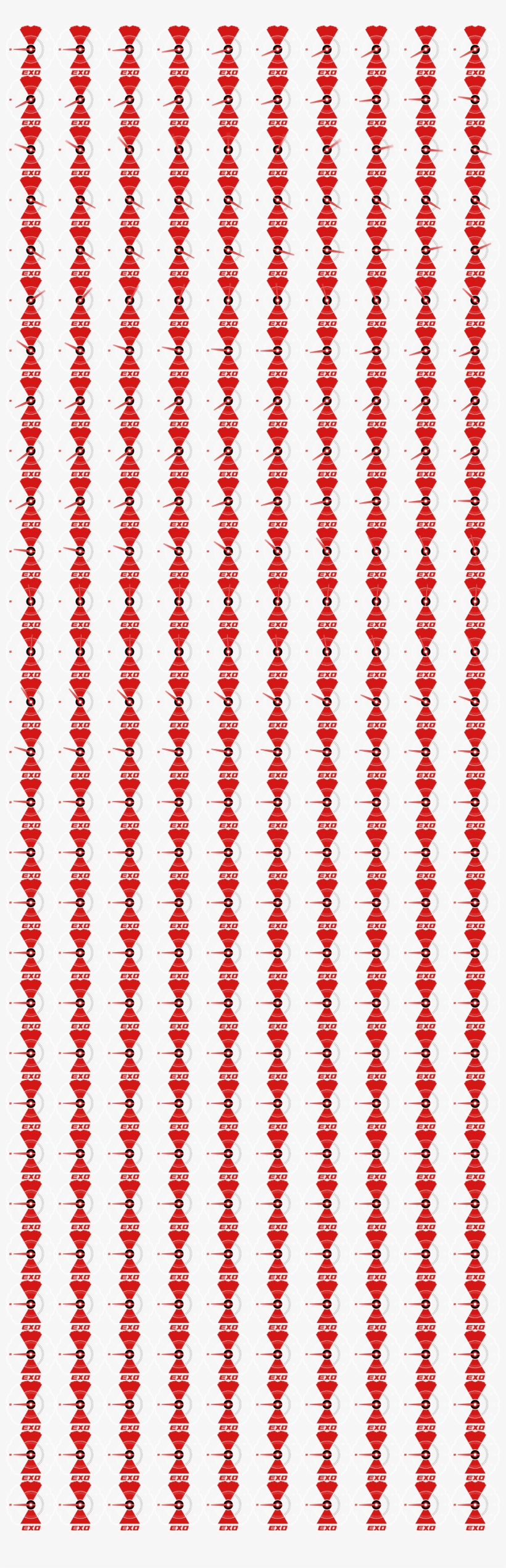 181002 Official Exo Website Update Credit - Candy Cane Digital Scrapbook Paper, transparent png download