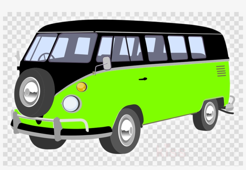 Karavan Vosvos Png Clipart Volkswagen Beetle Volkswagen - American Shifter Knob Green/black Camper Clear Metal, transparent png download