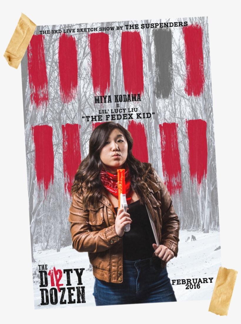 Promotional Posters For The Suspenders Present - The Dirty Dozen, transparent png download