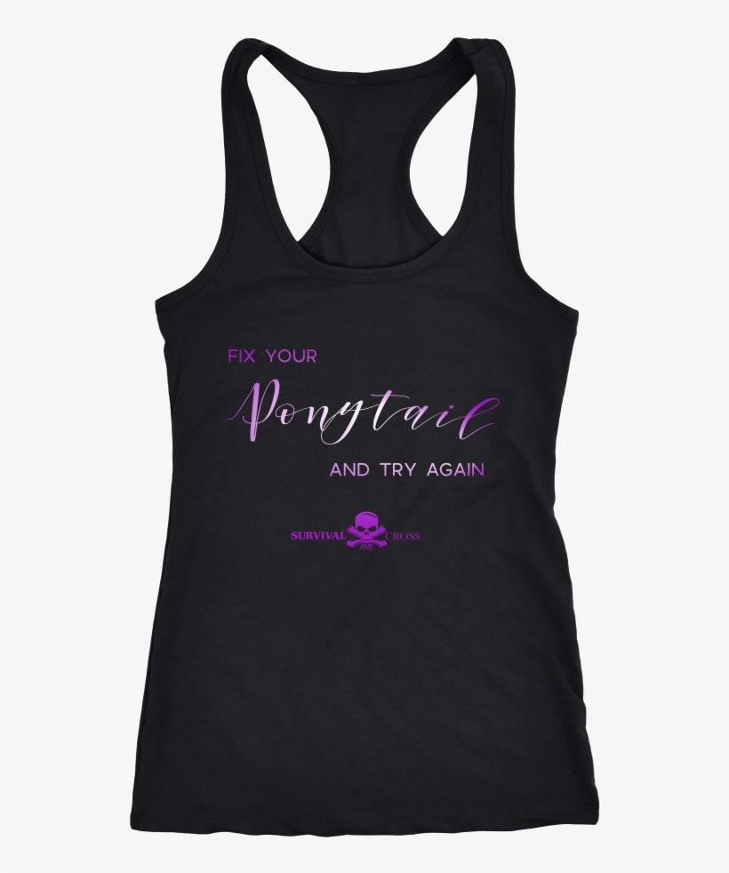Fix Your Ponytail And Try Again - Senior Shirts Red 2019, transparent png download