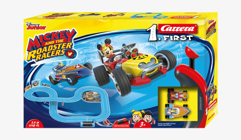 Mickey And The Roadster Racers - Carrera First 63013 Mickey And The Roadster Racers, transparent png download
