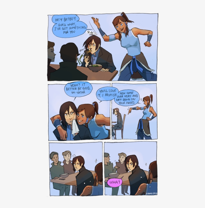 I'm Sure Tahno Will Be Shocked When He Realizes What - Asami Proposes To Korra, transparent png download