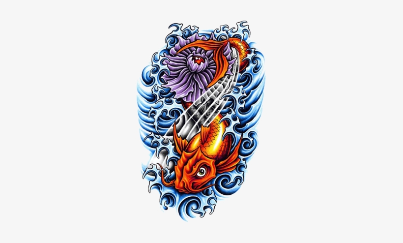 Fish - Koi Fish Tattoo Transparent, transparent png download
