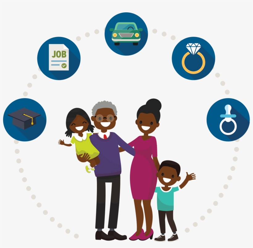 African American Family Clipart, transparent png download