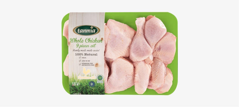 Our Whole Chicken Cut Into 9 Pieces - Tanmia, transparent png download