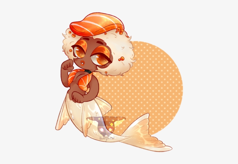 She Started Out As A Design Challenge Of Making Those - Sushi, transparent png download