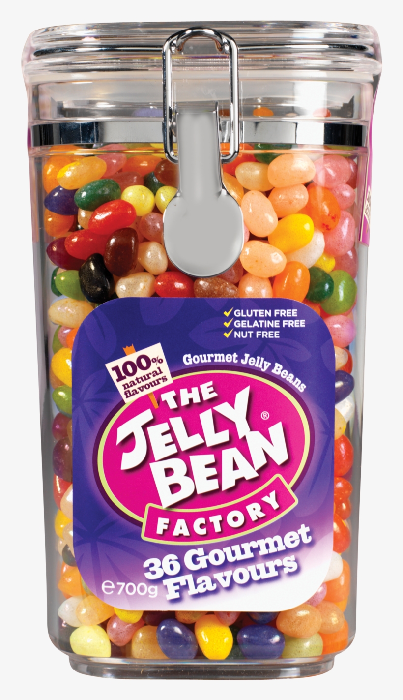 The Jelly Bean Factory Jelly Bean Factory Gourmet Jelly Beans 700g Jar PNG Image Transparent