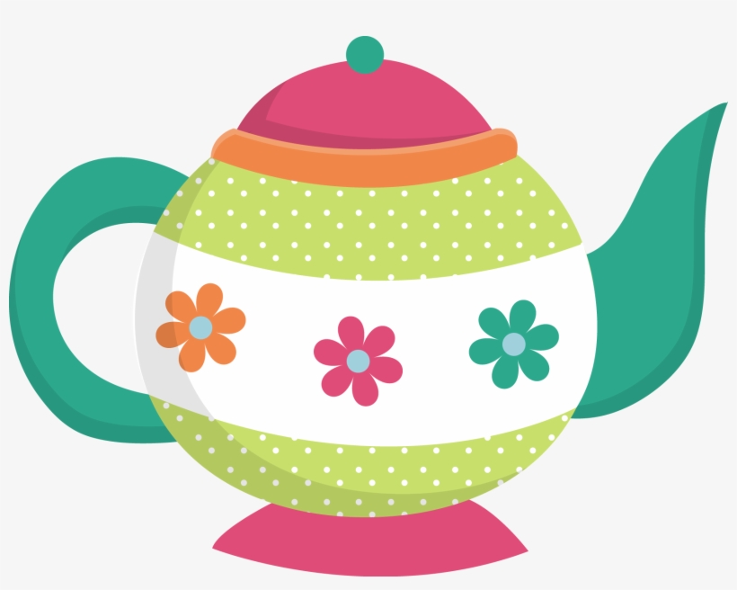 Image Transparent Pink Vintage Clipartix - Clipart Teapot, transparent png download