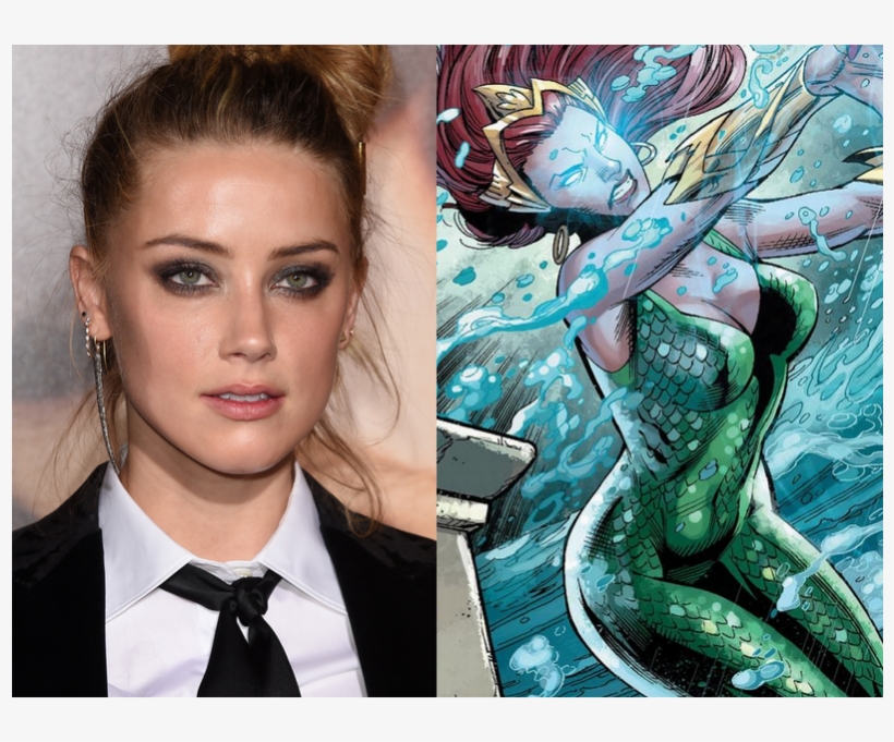 Amber Heard, Esposa De Johnny Depp, Deve Interpretar - Aquaman, transparent png download