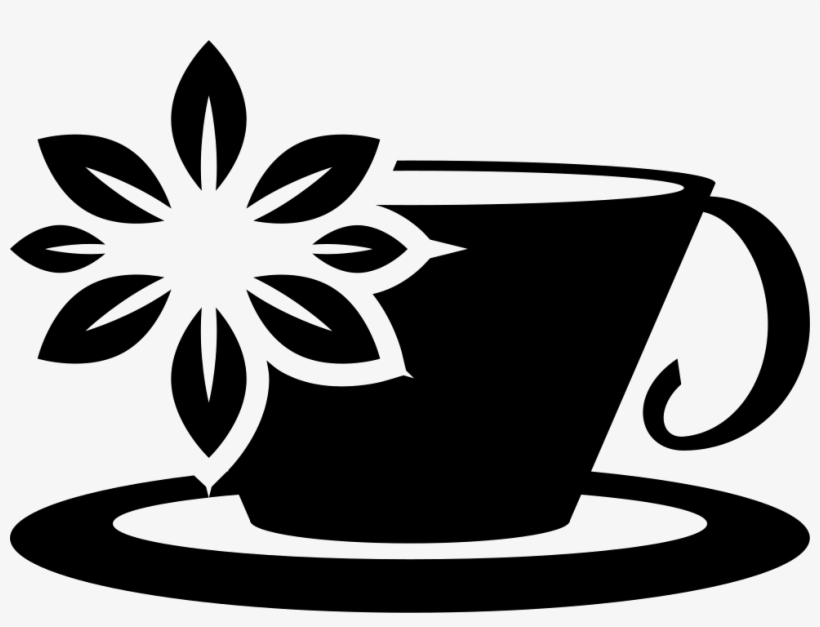 Lilac Tea Cup With A Flower Comments - Icon Teacup, transparent png download