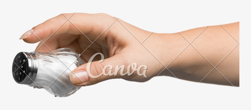 Salt Shaker - Hand Salt Shaker, transparent png download